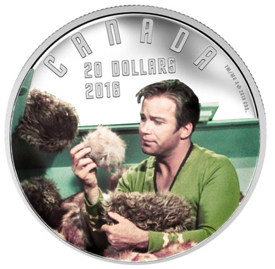 2016 20 Dollars Fine Silver Coin-Star Trek-The Trouble With Tribbles