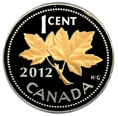 2012 Canada 1 Cent Penny Proof -1/2 oz Farewell to the Penny