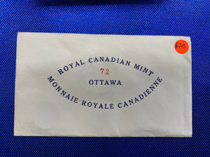 1972 Canada Nickel Prooflike Uncirculated Coin Set