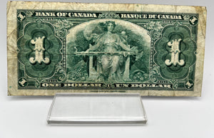 1937 Bank of canada BC-21c One Dollars VG-10 Gordon Towers, Serial-HL 3171869