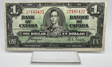 1937 Bank of canada BC-21d One Dollars f-12 Coyne Towers, Serial-SM 7185422