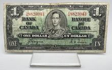 1937 Bank of canada BC-21d One Dollars f-12 Coyne Towers, Serial-XM 8823043