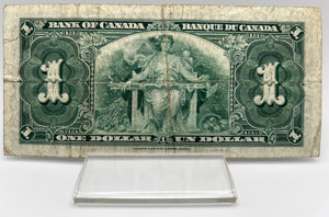 1937 Bank of canada BC-21c One Dollars f-12 Gordon Towers, Serial-EM 5799266