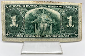 1937 Bank of canada BC-21c One Dollars f-12 Gordon Towers, Serial-NM 0233901