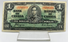 1937 Bank of canada BC-21d One Dollars VF-20 Coyne Towers, Serial-UN 5700333