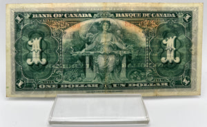 1937 Bank of canada BC-21d One Dollars VF-20 Coyne Towers, Serial-UN 5700333