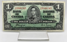 1937 Bank of canada BC-21d One Dollars VF-20 Coyne Towers, Serial-ZM 3346245