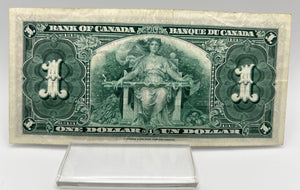 1937 Bank of canada BC-21d One Dollars VF-20 Coyne Towers, Serial-ZM 3346245