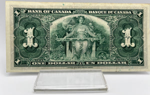 1937 Bank of canada BC-21c One Dollars VF-20 Gordon Towers, Serial-CL 6831838