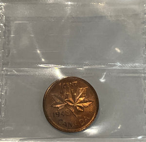 Canada One Cent 1943 MS-64 ICCS