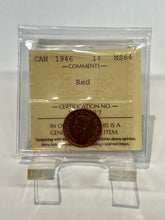 Canada One Cent 1946 MS-64 ICCS