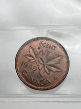 Canada One Cent 1949 A off Denticle  MS-65 ICCS