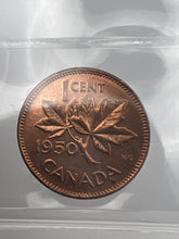 Canada One Cent 1950  MS-64 ICCS