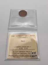 Canada One Cent 1950 MS-64 ICCS-Die Crack