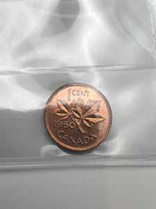 Canada One Cent 1950 MS-65 ICCS