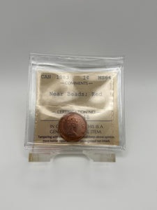 Canada One Cent 1983 MS-64 ICCS-Near Beads
