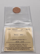 Canada One Cent 2000W MS-65 ICCS-NBU