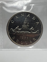 Canada Silver One Dollar 1953 MS-60 ICCS-NSF