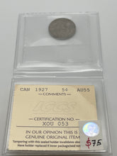 CANADA FIVE CENT 1927 ICCS AU-55