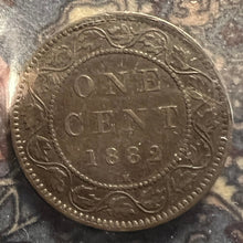 CANADA ONE CENT 1882 ICCS VF-30 Rotated Die OBV1