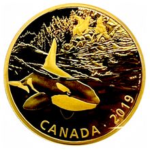 2019 Fine Silver 30 Dollars coin-Predator and Prey Orca and Sea Lions