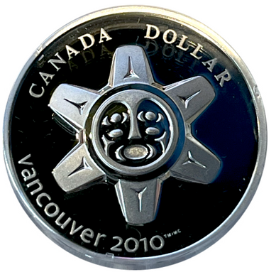 2010 Canada Special Edition Proof Silver Dollar - The Sun