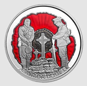 2015 Canada Proof Silver Dollar Limited Edition-100th Anniversary of in Flanders Fields