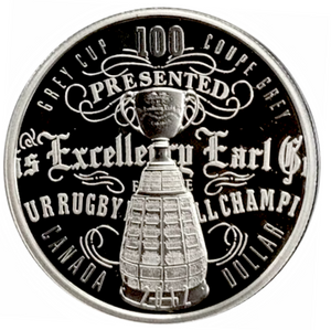 2012 Canada Silver Proof Dollar-100 th The Grey Cup