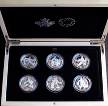 2015 $10 Ten Dollars-Goalies-6-Coin Set