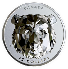 2019-2020 Twenty Five Dollars, Fine silver Coins-Multifaceted Animal Head Series