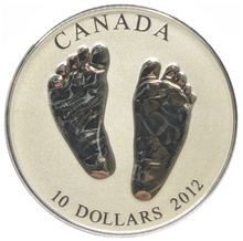 2012 Canada Fine Silver Proof $10 Welcome to the World, Ten Dollars