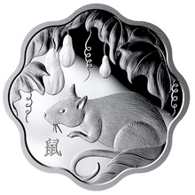 2020 $15 Fifteen Dollars-Lunar Lotus-YEAR OF THE RAT