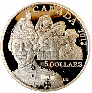 2012 Canada Fine Silver Five Dollars-Georgina Pope