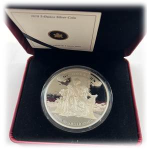 2010 Canada Fine Silver Fifty Dollars-75th Anniversary of the First Bank Notes