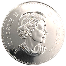 2015 Canada Silver Brillant Uncirculated Dollar-50th Anniversary  of the Canadian Flag