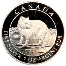 2014 Canada 5 Dollars Fine Silver Coin- Artic Fox