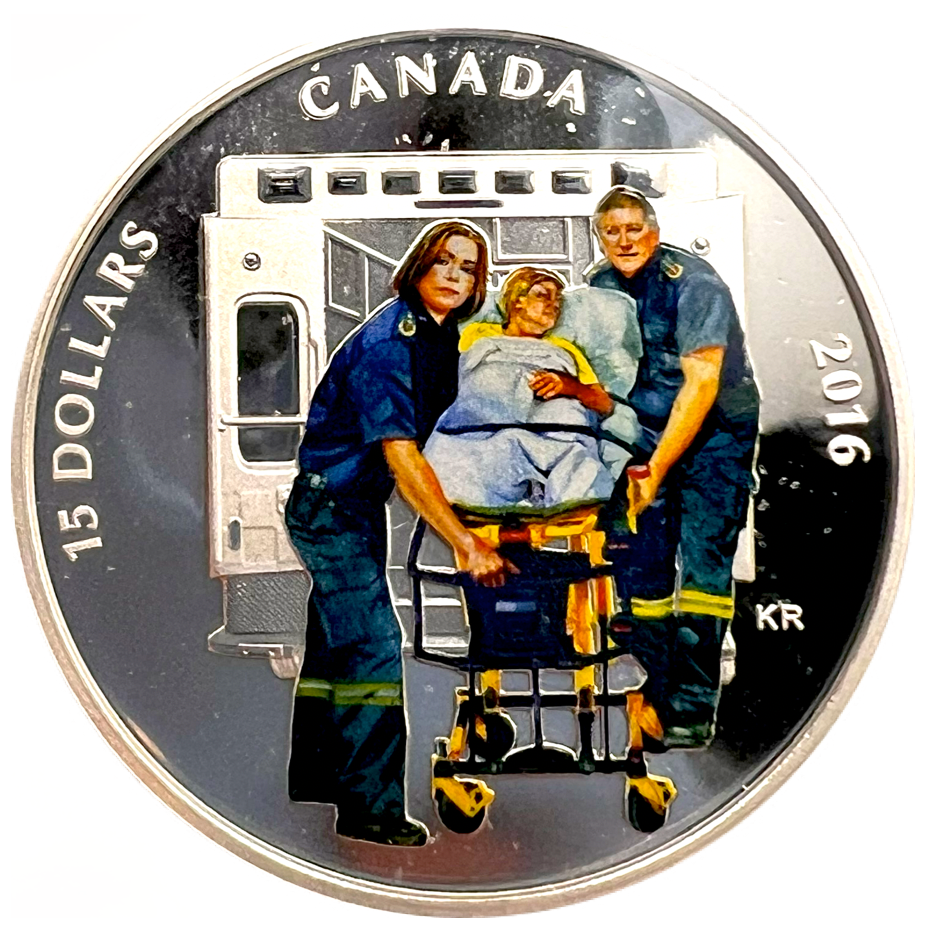 2016 $15 Fifteen Dollars-National Heroes, Paramedics