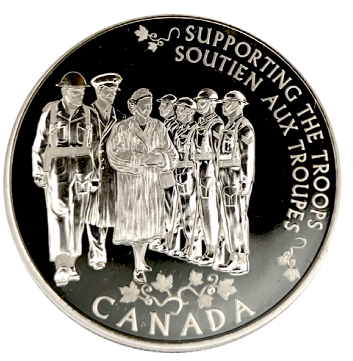 2015 Canada 5 Dollars Fine Silver Coin- Today`s Monarch, Yesterday Princess