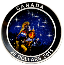 2015 Canada 25 Dollars Fine Silver Coin, Star Chart-The Quest