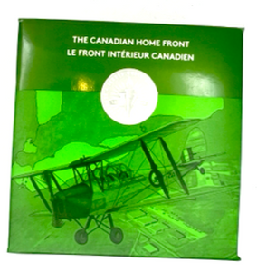 2016 Canada Twenty Dollars Fine Silver Coin, The Canadian Home Front-British Commonwealth Air training Plan