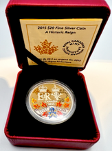 2015 20 Dollars Fine Silver Coin-A Historic Reign