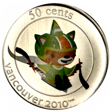 2010 50 Cents Vancouver 2010 Olympic and Paralympic Winter Games-Ice Sledge Hockey