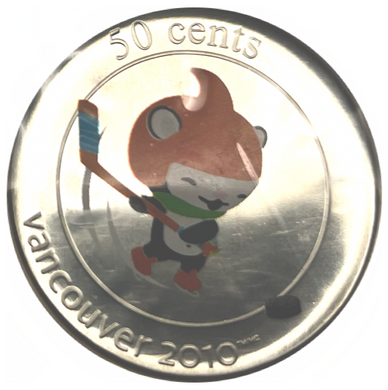 2010 50 Cents Vancouver 2010 Olympic and Paralympic Winter Games-Ice Hockey