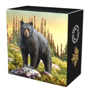 2017 20 Dollars Fine Silver Coin-Majestic Animal Series-The Bold Black Bear