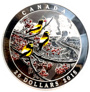 2015 Canada 20 Dollars Fine Silver Coin, Weather Phenomenon-Winter Freeze