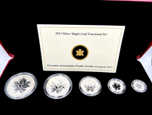 2013 Silver Maple leaf Fractional Set-25th Anniversary