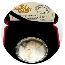 2019 25$  Pure Silver 50th Anniversary of The Apollo 11 Moon Landing