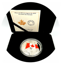 2019 Thirty Dollars $30 Fine Silver Coin-The fabric of Canada