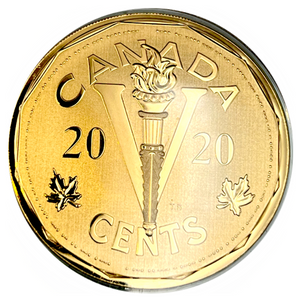 2020 Canada Five Cents Bronze Coin-The Canadian Home Front-The Victory Nickel