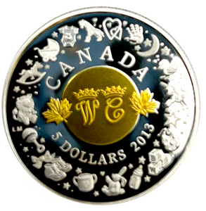 2013 Canada Fine Silver Five Dollars- Royal Infant Toys